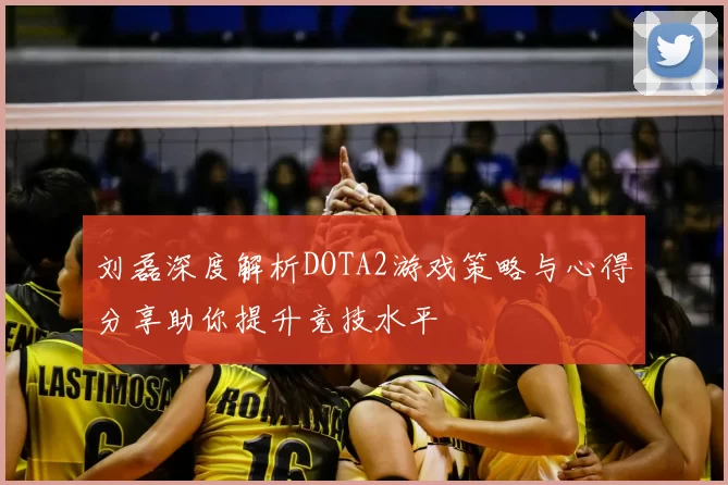 刘磊深度解析DOTA2游戏策略与心得分享助你提升竞技水平
