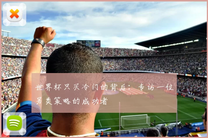 世界杯只买冷门的背后：专访一位另类策略的成功者